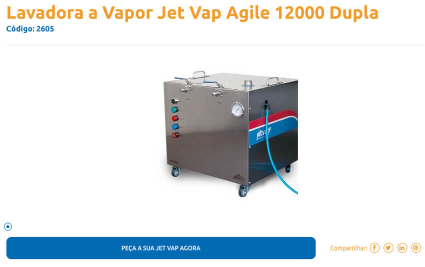 Detalhe completo dos produtos 1 | Jet Vap - Lavadoras a Vapor